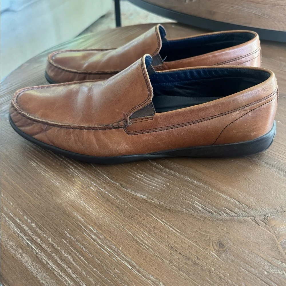 Cole Haan men's size 10 1/2 Brown Leather Driving Loafers